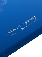 Load image into Gallery viewer, Palms Off Gaming- Collector's Series 12 Pocket Zip Trading Card Binder- BLUE
