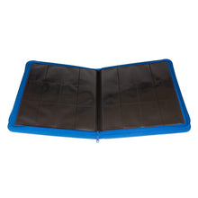 Load image into Gallery viewer, Palms Off Gaming- STEALTH 12 Pocket Zip Trading Card Binder - Blue
