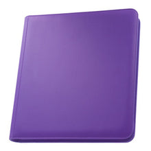 Load image into Gallery viewer, Palms Off Gaming- STEALTH 12 Pocket Zip Trading Card Binder - PURPLE
