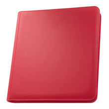 Load image into Gallery viewer, Palms Off Gaming- STEALTH 12 Pocket Zip Trading Card Binder - Red
