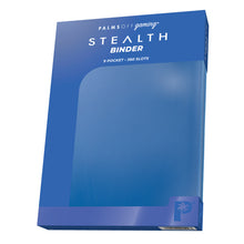 Load image into Gallery viewer, Palms Off Gaming- STEALTH 9 Pocket Zip Trading Card Binder - BLUE
