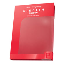 Load image into Gallery viewer, Palms Off Gaming- STEALTH 9 Pocket Zip Trading Card Binder - RED
