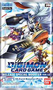 Digimon Card Game- Version 1.0 Booster Pack