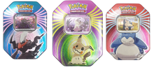 Load image into Gallery viewer, Pokemon TCG- Mighty Mysterious Back Issue Collector Tin
