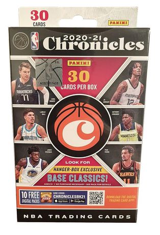 NBA Trading Cards- Panini 2020-21 Chronicles Hanger Box
