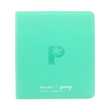 Load image into Gallery viewer, Palms Off Gaming- Collector&#39;s Series 12 Pocket Zip Trading Card Binder- TORQUOISE
